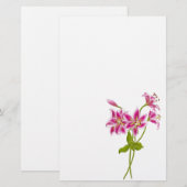 Pink Tiger Lily Stationery Briefpapier (Vorne/Hinten)