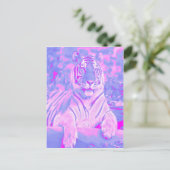 Pink Tiger Postkarte (Stehend Vorderseite)