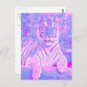 Pink Tiger Postkarte (Vorne/Hinten)