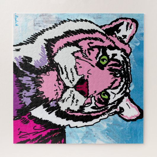 Pink Tiger  Puzzle (Horizontal)