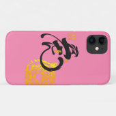Pink Tiger Symbol Modern Chinoiserie Case-Mate iPhone Hülle (Rückseite (Horizontal))