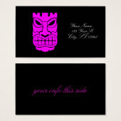 Pink Tiki Skulptur Thunder_Cove (Vorne & Hinten)