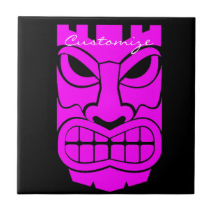 Pink Tiki Skulptur Thunder_Cove Fliese