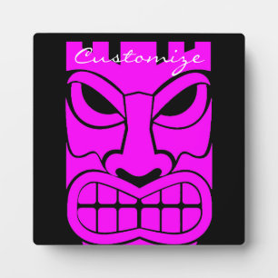 Pink Tiki Skulptur Thunder_Cove Fotoplatte