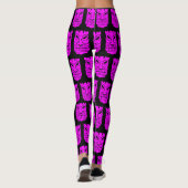 Pink Tiki Skulptur Thunder_Cove Leggings (Rückseite)