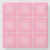 Pink-Tile-Effekt Steinuntersetzer (Vorderseite)