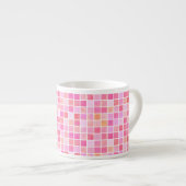 Pink Tiles Espresso Cup Espressotasse (Vorderseite Rechts)