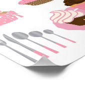 Pink Time for Tee Poster (Ecke)