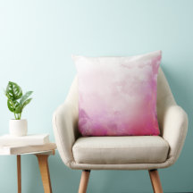 Pink Tinte Marmorkissen
