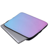Pink to Blue 13" Neopren Tablet oder Laptop Case (Vorne Knopf)