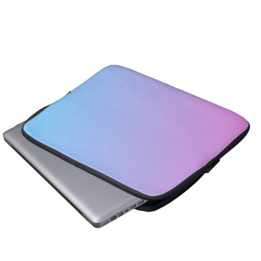Pink to Blue 13" Neopren Tablet oder Laptop Case (Vorne Knopf)