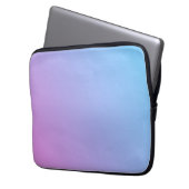 Pink to Blue 13" Neopren Tablet oder Laptop Case (Vorderseite Links)