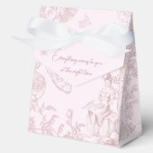 Pink Toile Fee Box Geschenkschachtel (Vorderseite)