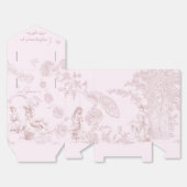 Pink Toile Fee Box Geschenkschachtel (Ungefaltet)
