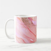 Pink Tones in Clouds of Ink With Gold Kaffeetasse (Links)