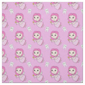 Pink Tooth Fairy Pattern Stoff (Muster)