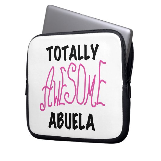 Pink Total Phantastisch Abuela Geschenke Laptopschutzhülle (Vorderseite Links)