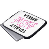 Pink Total Phantastisch Abuela Geschenke Laptopschutzhülle (Vorne Knopf)