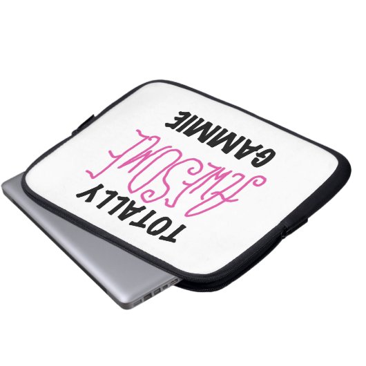 Pink Total Phantastisch Gammie Geschenke Laptopschutzhülle (Vorne Knopf)