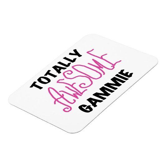 Pink Total Phantastisch Gammie Geschenke Magnet (Linke Seite)
