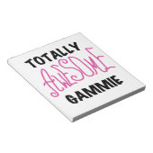 Pink Total Phantastisch Gammie Geschenke Notizblock (angewinkelt)