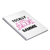 Pink Total Phantastisch Gammie Geschenke Notizblock (Rechte Seite)