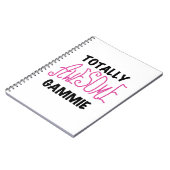 Pink Total Phantastisch Gammie Geschenke Notizblock (Linke Seite)