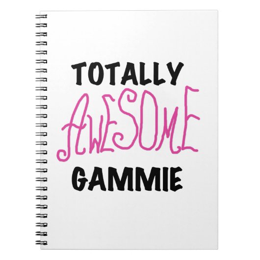Pink Total Phantastisch Gammie Geschenke Notizblock (Vorderseite)