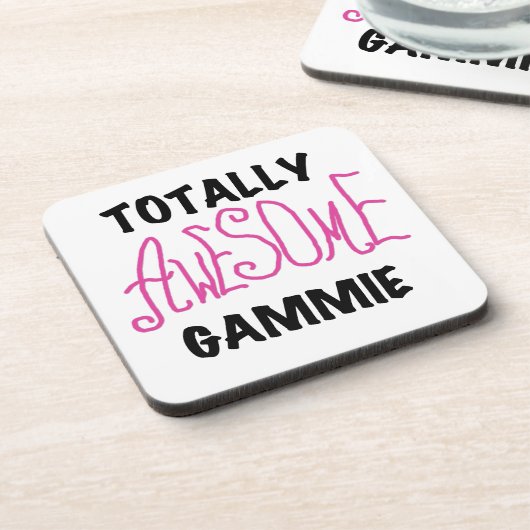 Pink Total Phantastisch Gammie Geschenke Untersetzer (Linke Seite)