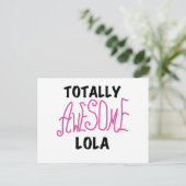 Pink Total Phantastisch Lola T - Shirt und Geschen Postkarte (Stehend Vorderseite)