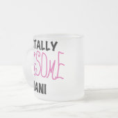 Pink Total Phantastisch Nani T - Shirt und Geschen Mattglastasse (Vorderseite Links)