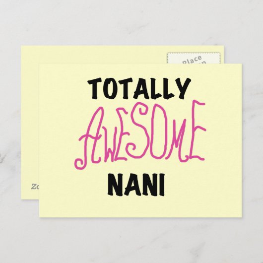 Pink Total Phantastisch Nani T - Shirt und Geschen Postkarte (Vorne/Hinten)