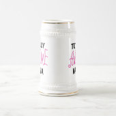 Pink TotPhantastisch Nanna T - Shirt und Geschenke Bierglas (Mittel)