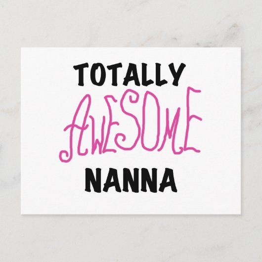 Pink TotPhantastisch Nanna T - Shirt und Geschenke Postkarte (Vorderseite)