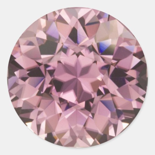 Pink Tourmaline 3 Aufkleber (Vorderseite)