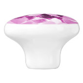 Pink Tourmaline Illusion Keramikknauf (Seitenansicht)