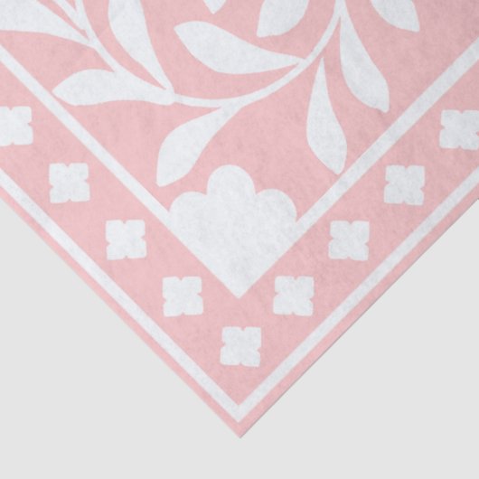 Pink Traditional Bone Inlay Decoupage Paper Seidenpapier (Ausschnitt)
