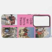 Pink Travel Erinnerungen Samsung S21 Ultra Case Galaxy Hülle (Linke Seite)