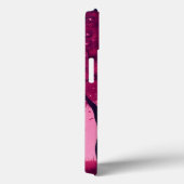 Pink tree and stars apple iphone 13 case (Rückseite / Rechts)