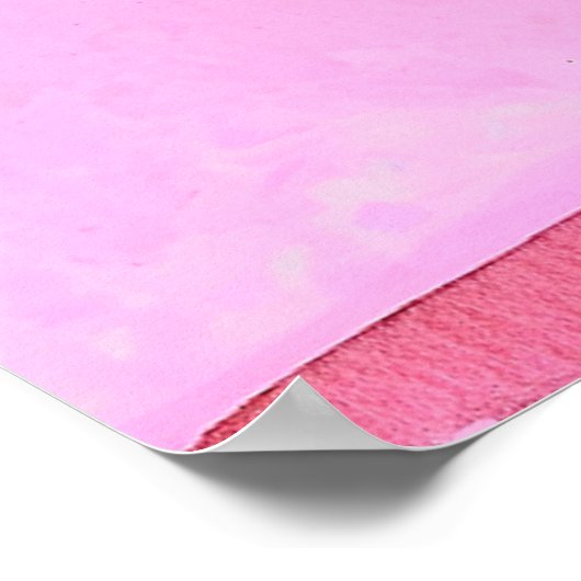 *~* Pink Tree AP81 Ethereal Peace Quote Poster (Ecke)