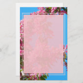 Pink Tree Blossom und Blue Sky Briefpapier (Vorne/Hinten)
