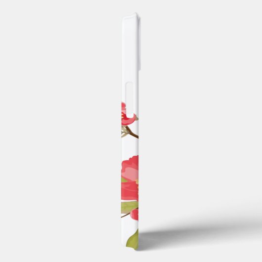 Pink Tree Blossoms iPad Case (Rückseite / Rechts)