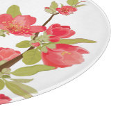 Pink Tree Blüten Glass Cutting Board Schneidebrett (Ecke)