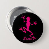 Pink Tree Frog Thunder_Cove Button (Vorne & Hinten)