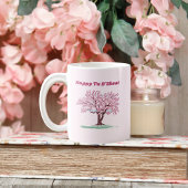 Pink Tree Happy Tu B'shvat Kaffeetasse