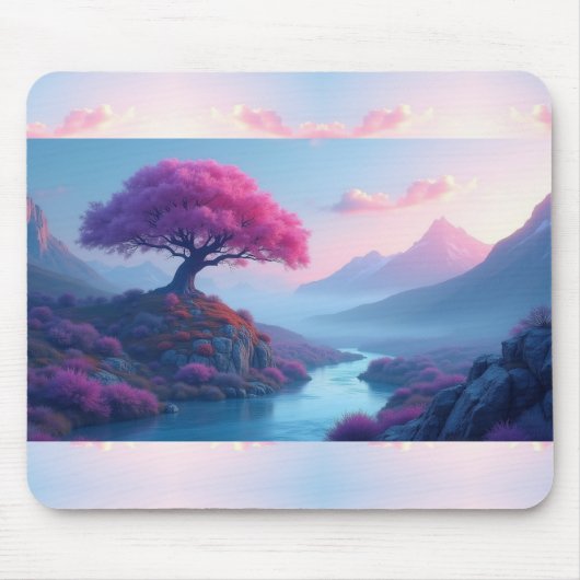 Pink Tree Mousepad (Vorne)