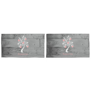 Pink Tree of Hearts Personalisiert Pillow Case Kissenbezug