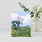 Pink Tree Venezuela Jungle Landschaft Postkarte (Stehend Vorderseite)