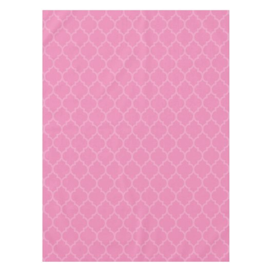 Pink Trellis Tableclout Tischdecke (Vorderseite)