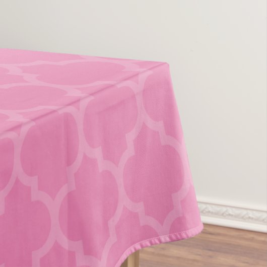 Pink Trellis Tableclout Tischdecke (Beispiel)